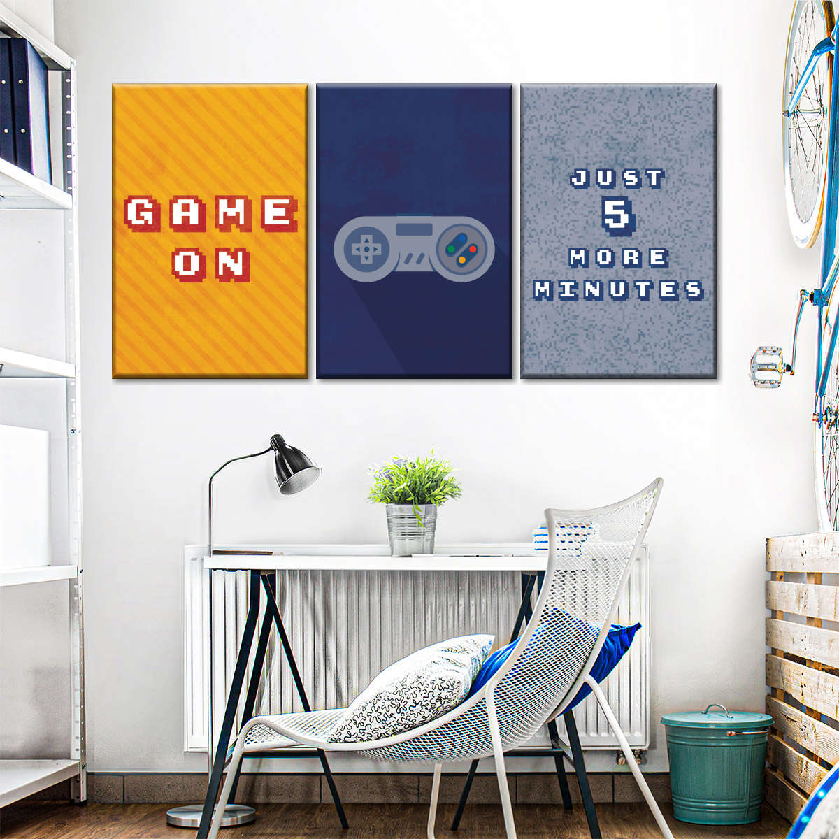 Nur noch fünf Minuten Schild Wandkunst