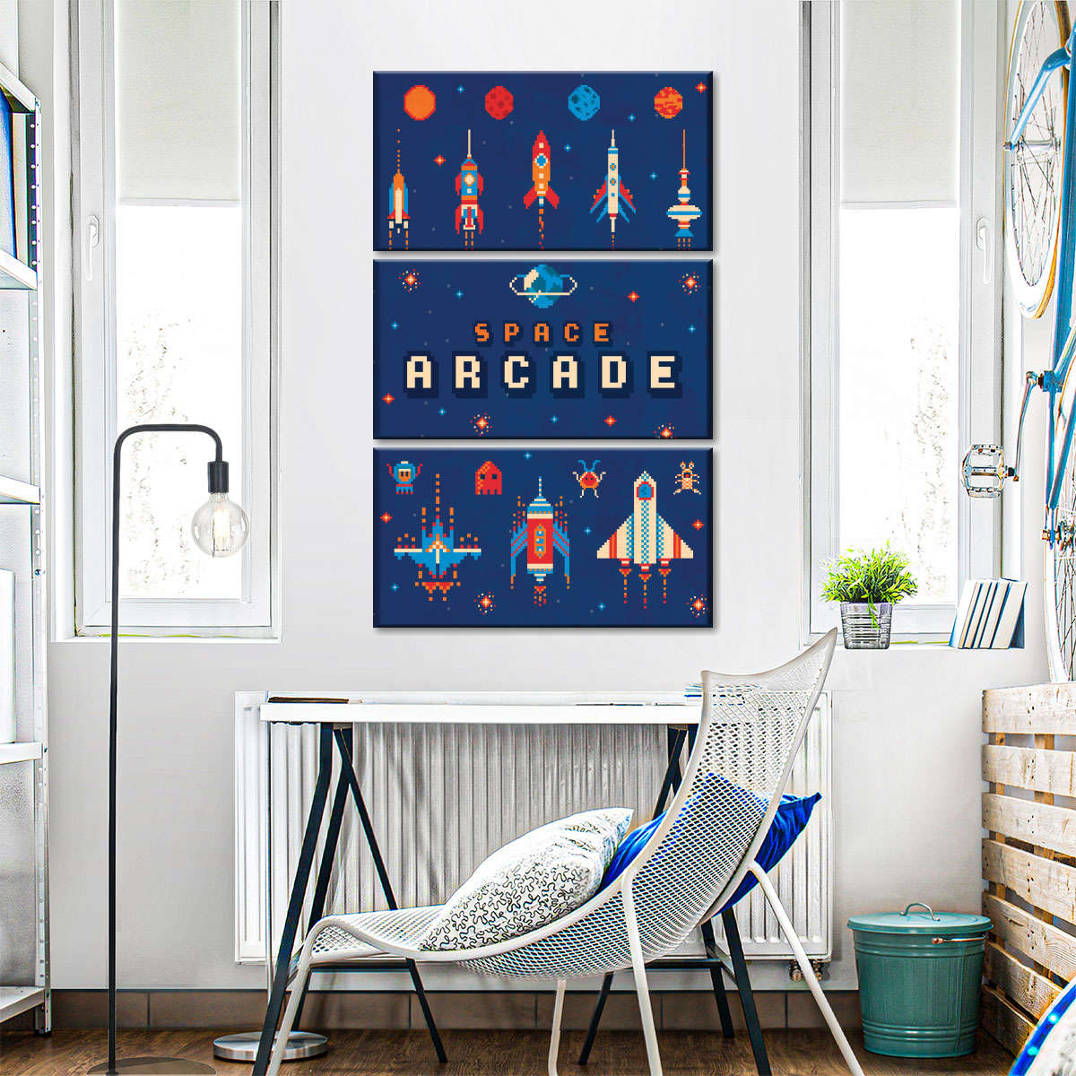 Raum Arcade Wandkunst