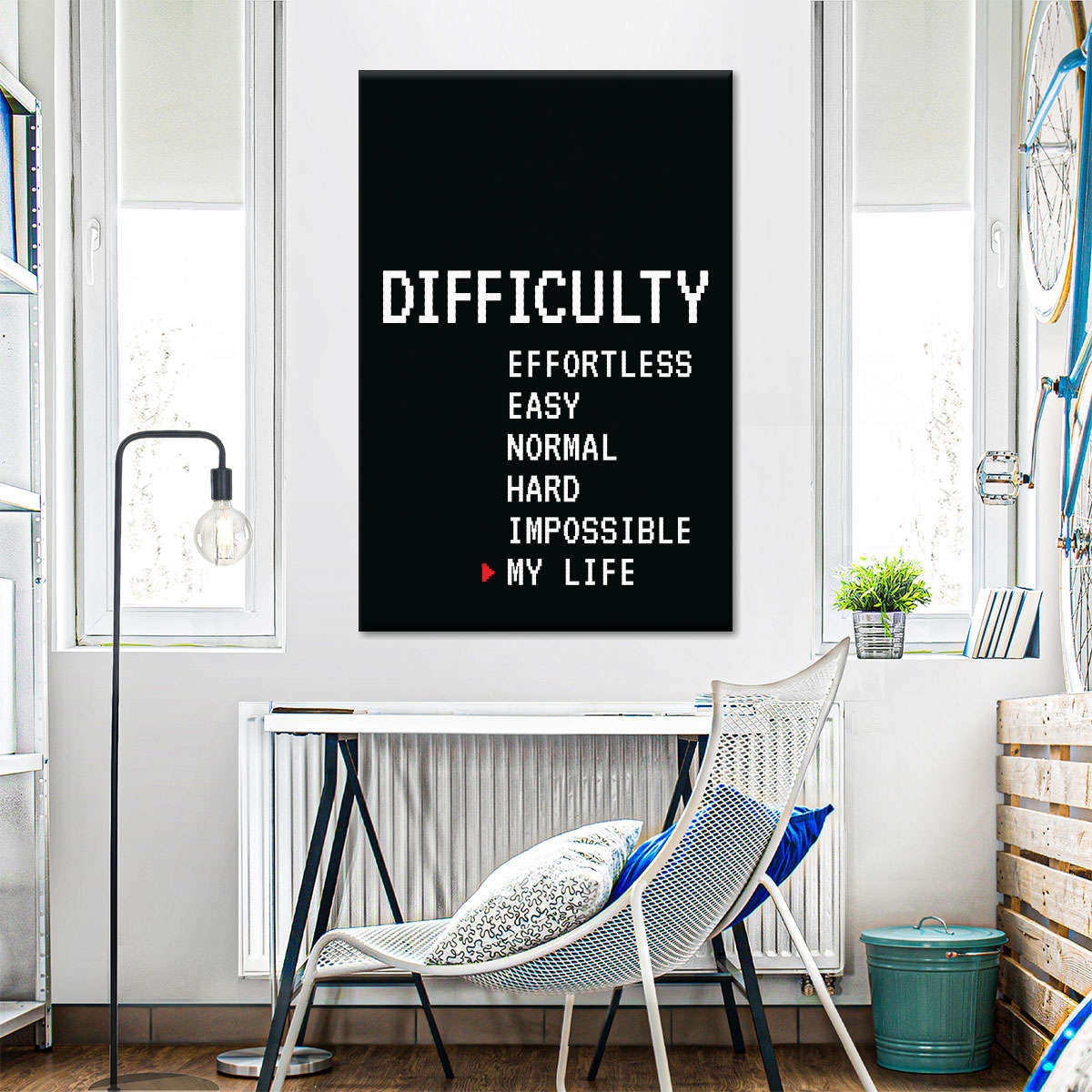 Schwierigkeitsgrad Wandkunst