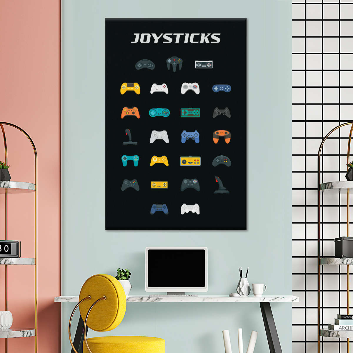 جوائس اسٹکس وال آرٹ