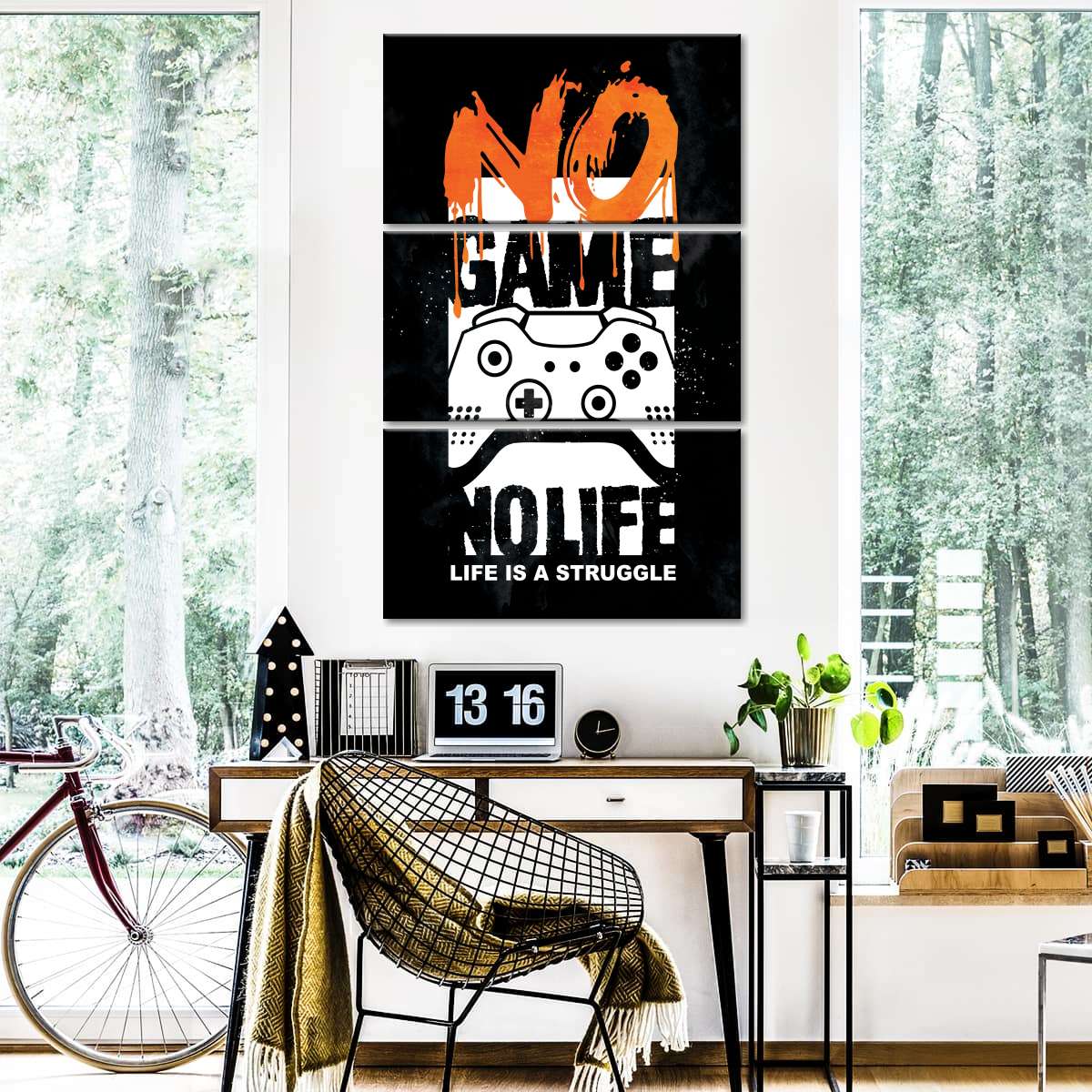 Kein Spiel kein Leben Wandkunst