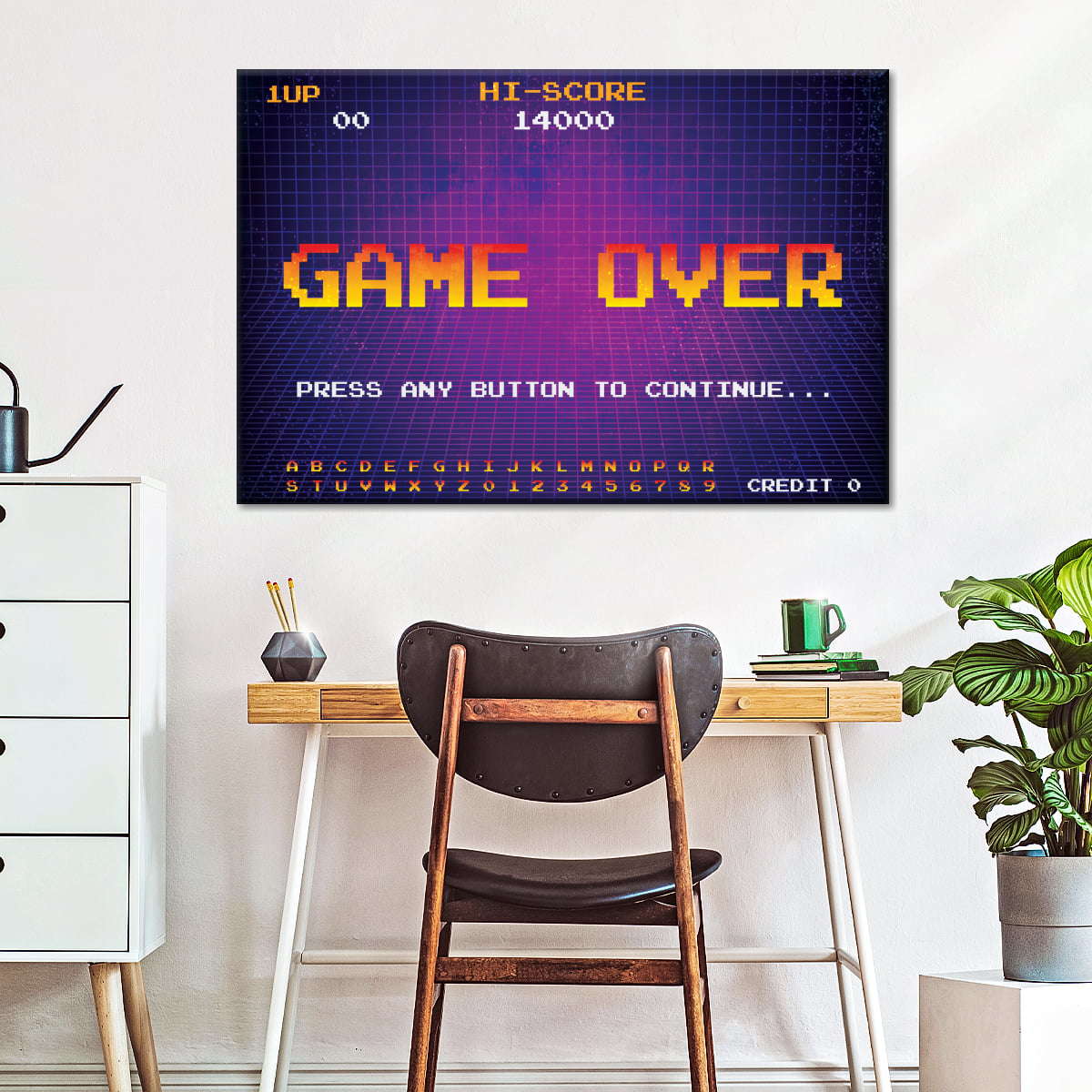 Spiel über Bildschirmwandkunst