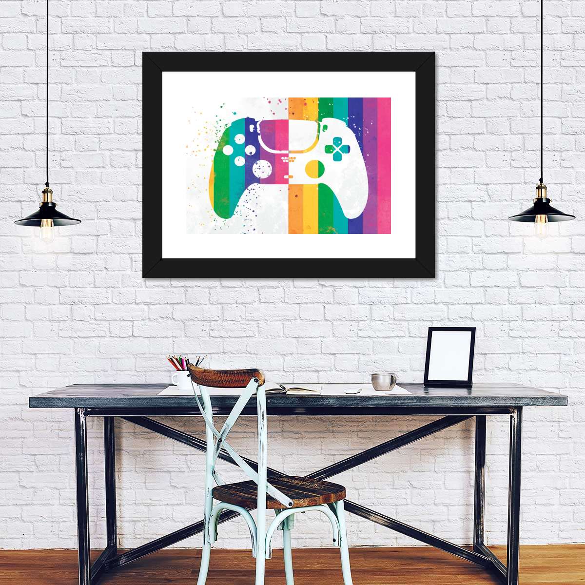 رینبو اسپلٹر کنٹرولر وال آرٹ