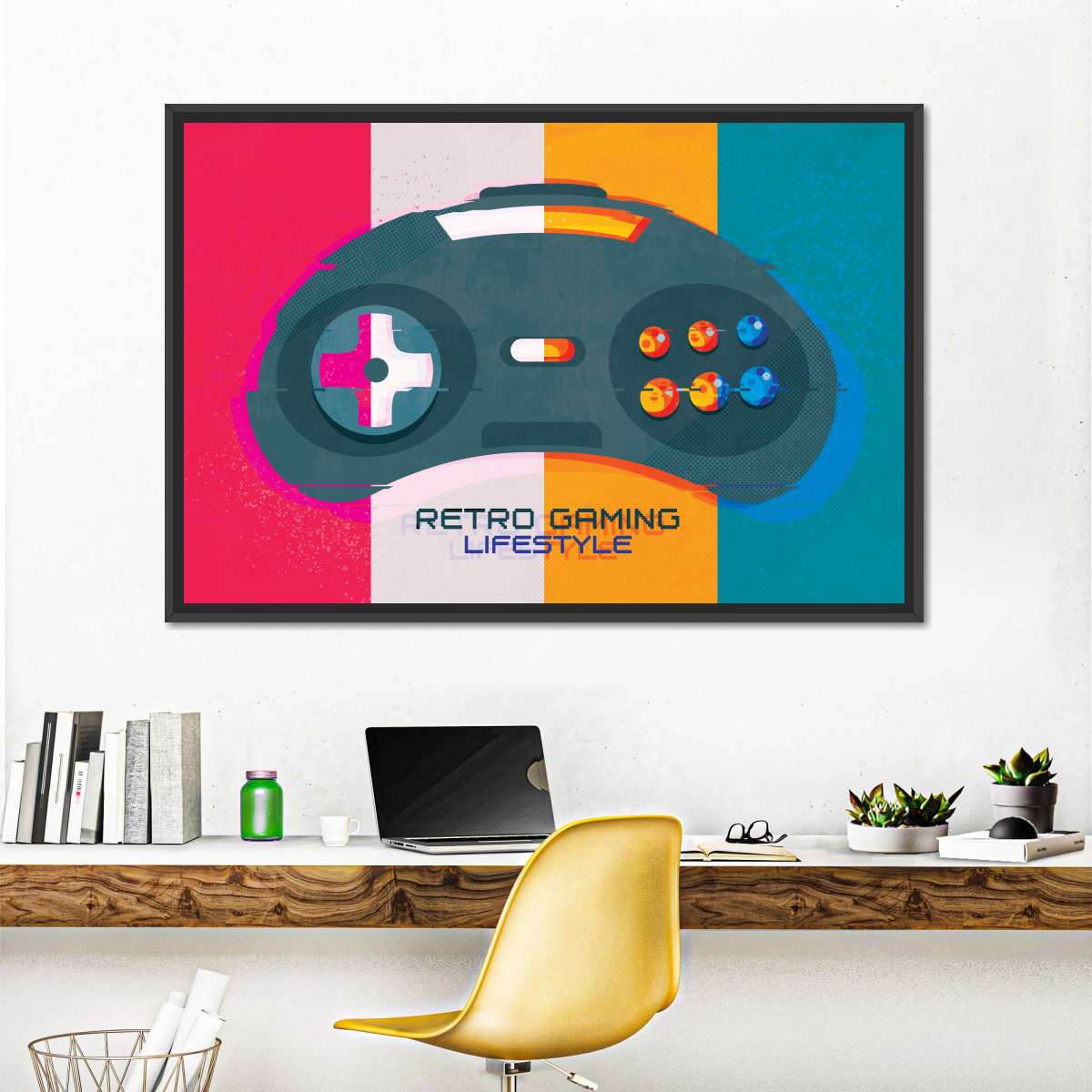Retro Gaming Lifestyle Wandkunst