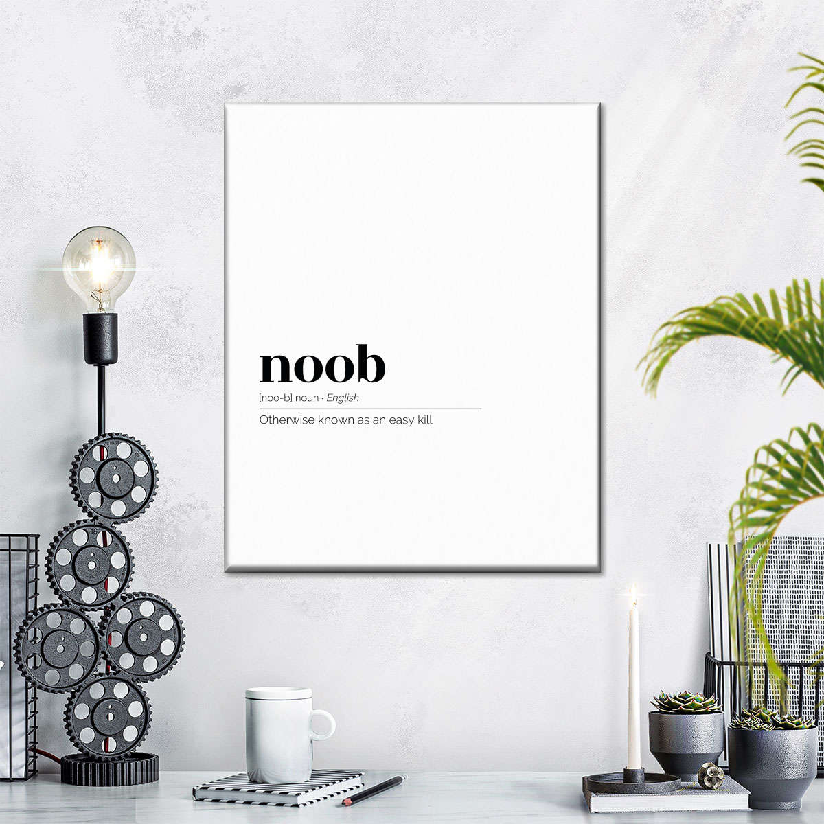 Bedeutung der Noob -Wandkunst