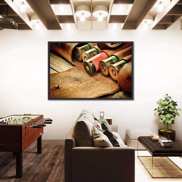 Old Bandoleer Canvas Wall Art-3 Horizontal-Gallery Wrap-25" x 16"-Tiaracle