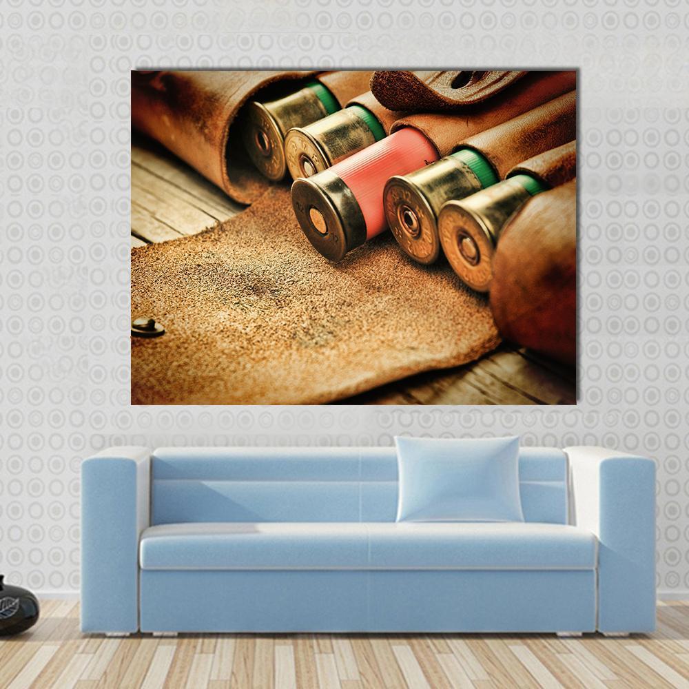 Old Bandoleer Canvas Wall Art-1 Piece-Gallery Wrap-48" x 32"-Tiaracle