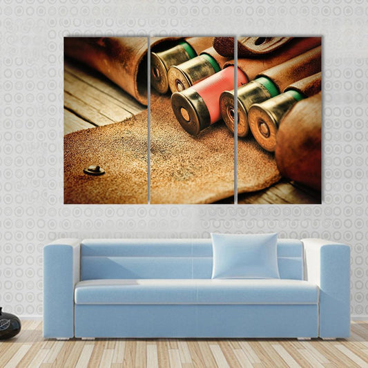 Old Bandoleer Canvas Wall Art-3 Horizontal-Gallery Wrap-37" x 24"-Tiaracle