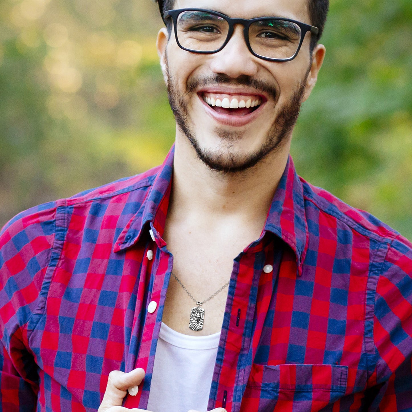 Halskette mit Eulenanhänger für Weisheit und Führung