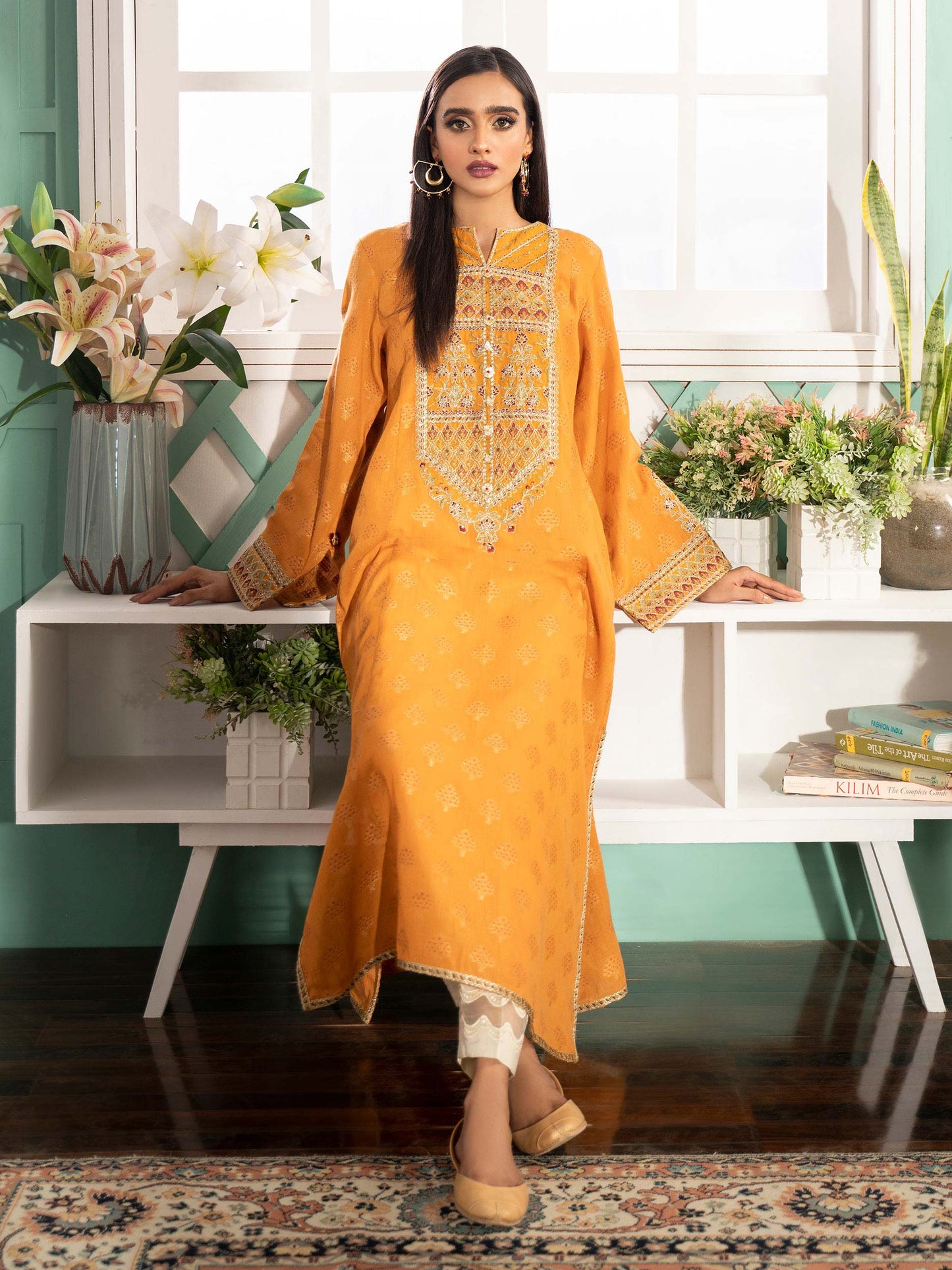 Embroidered Jacquard Shirt