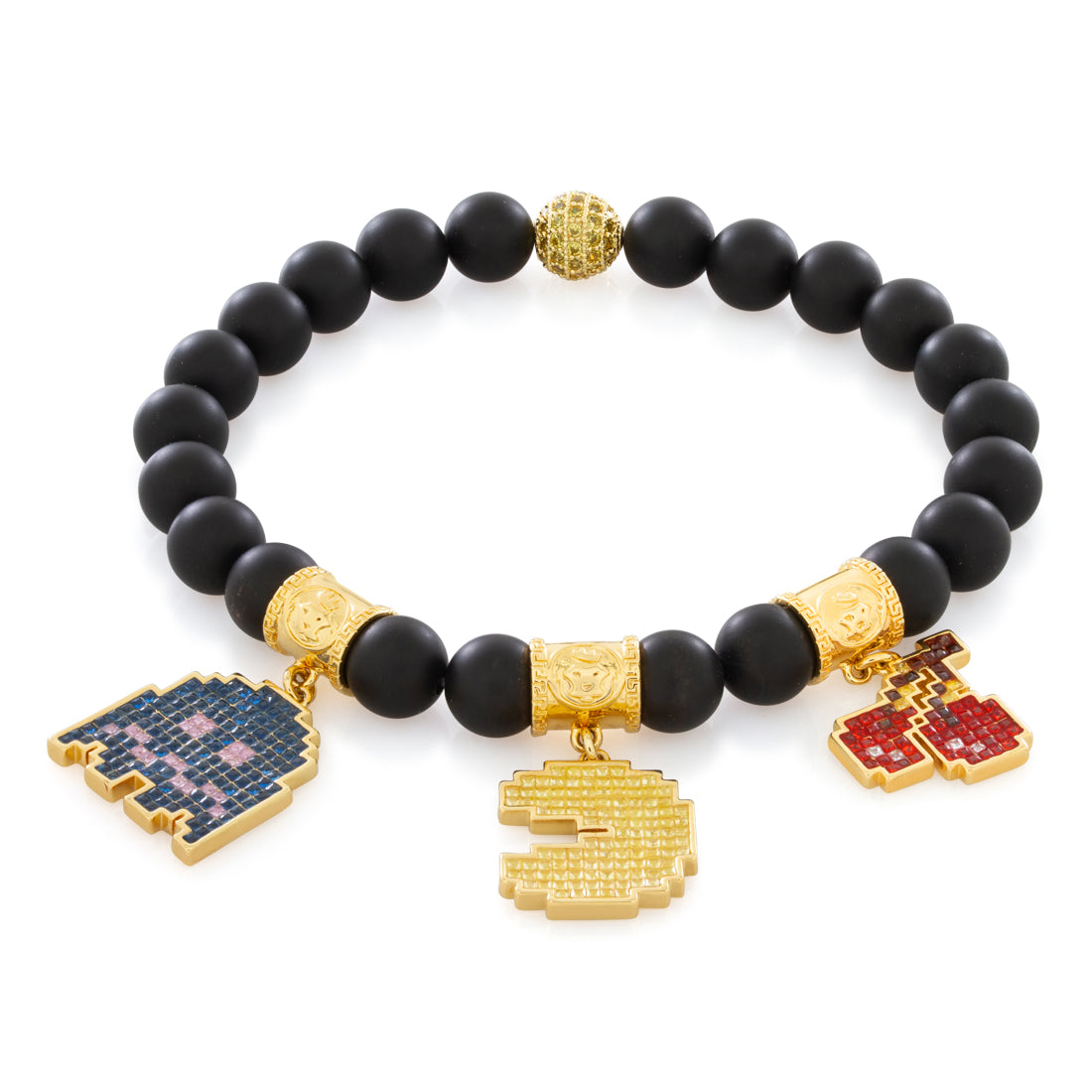 PAC-MAN x King Ice - 8mm Scatter Mode Beaded Bracelet