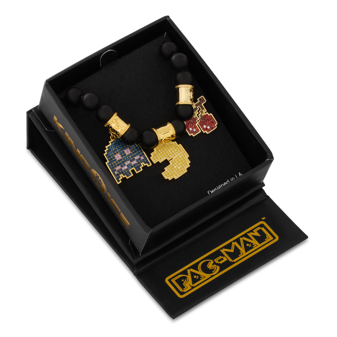 PAC-MAN x King Ice - 8mm Scatter Mode Beaded Bracelet