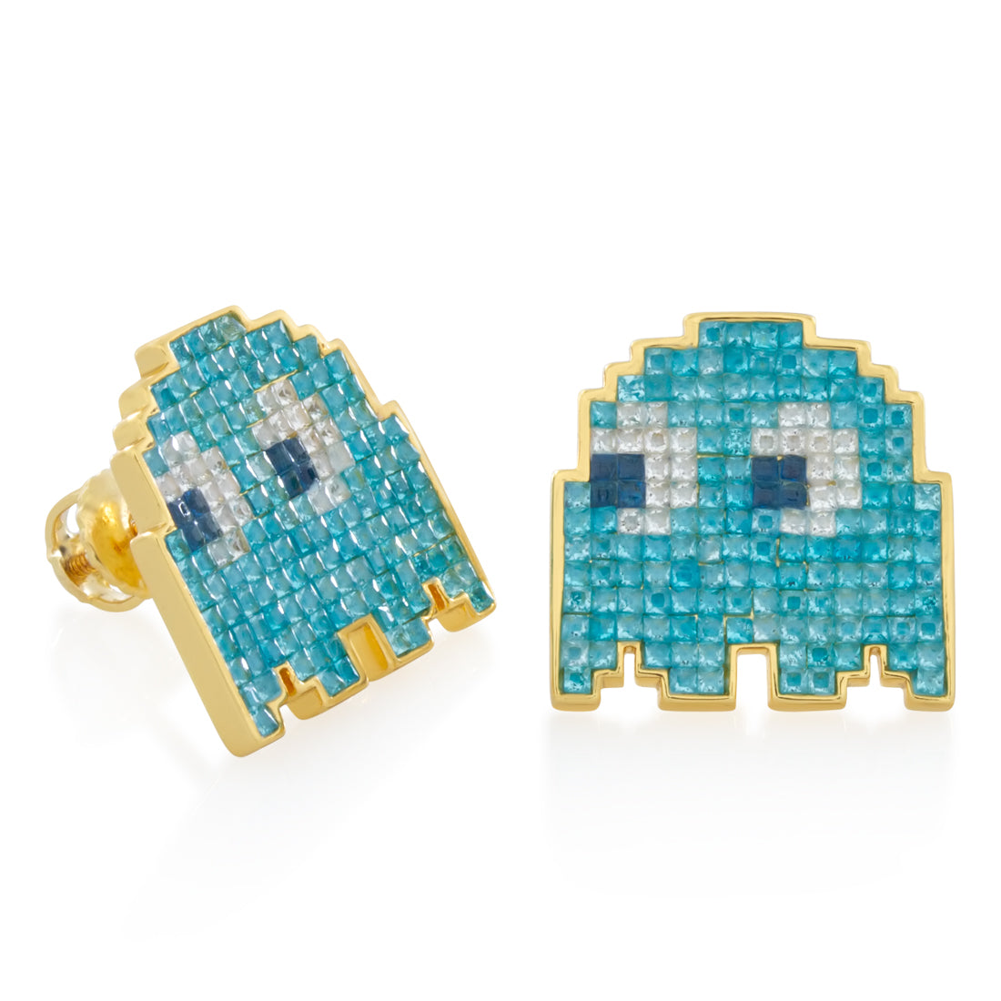 PAC-MAN x King Ice - Inky Stud Earrings