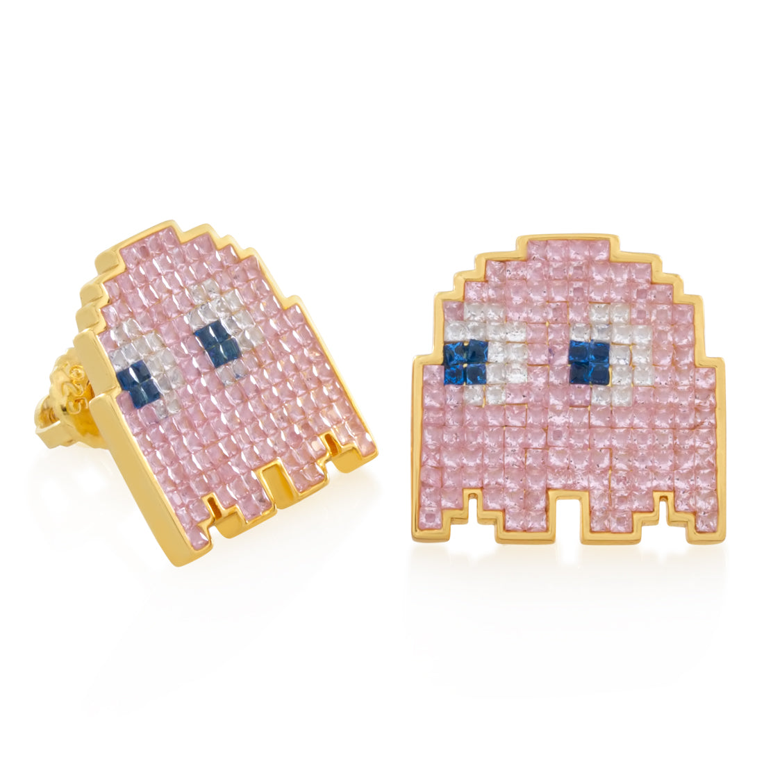 PAC-MAN x King Ice - Pinky Stud Earrings