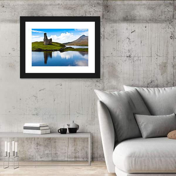 Path To A Ruiner Of Scottish Caste Canvas Wall Art-3 Horizontal-Gallery Wrap-25" x 16"-Tiaracle