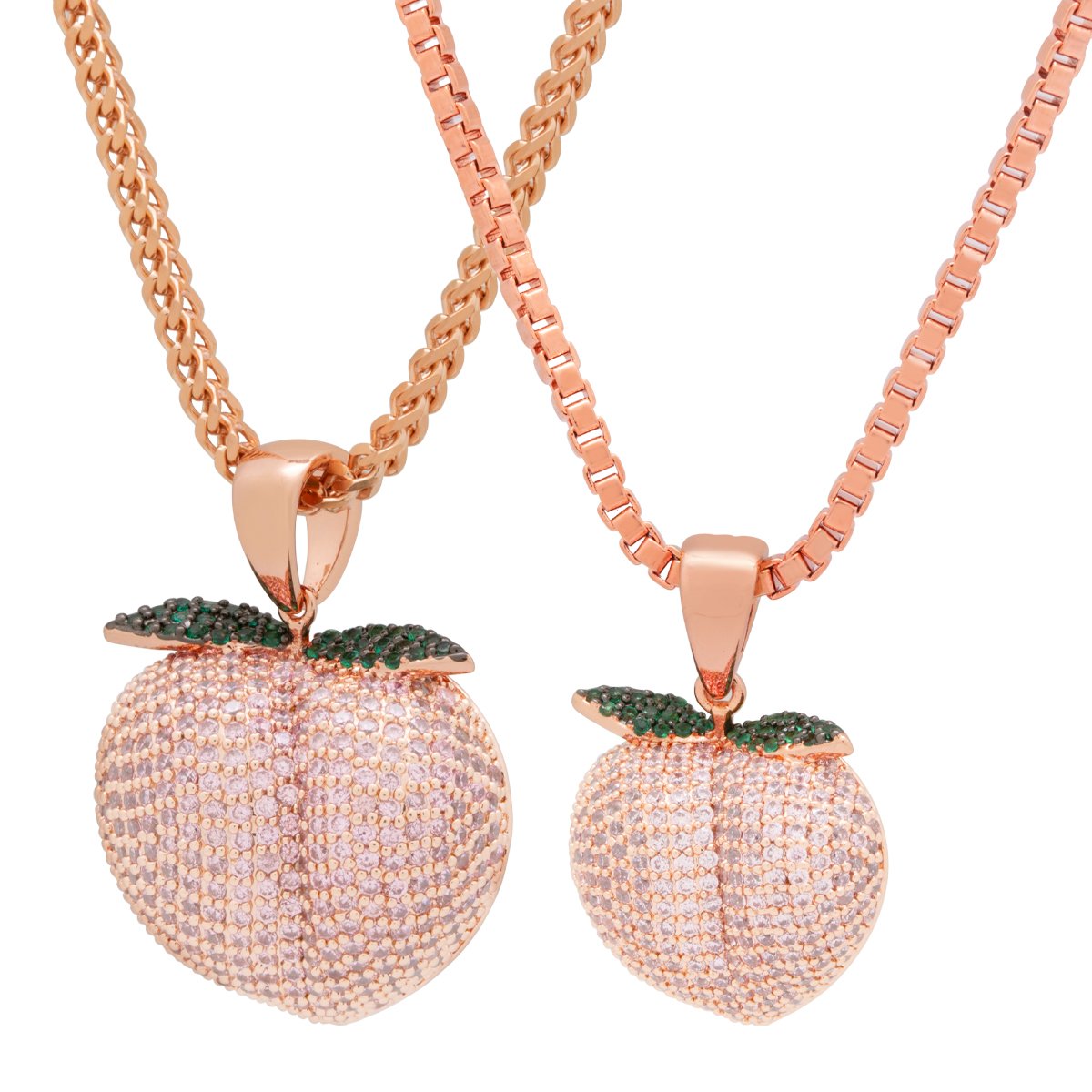 Peach Emoji Necklace