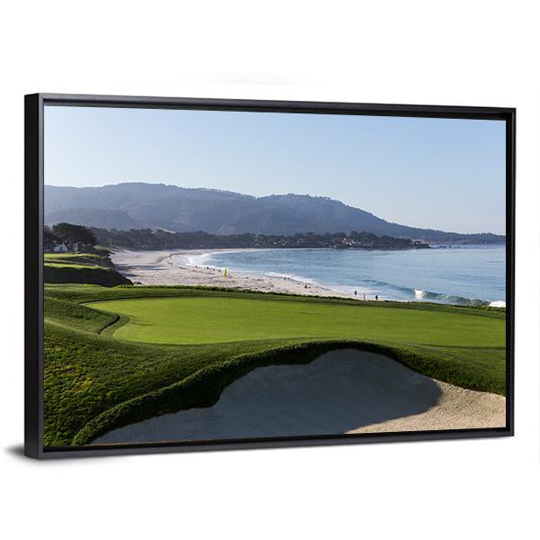 Pebble Beach Golf Link Canvas Wall Art-3 Horizontal-Gallery Wrap-25" x 16"-Tiaracle