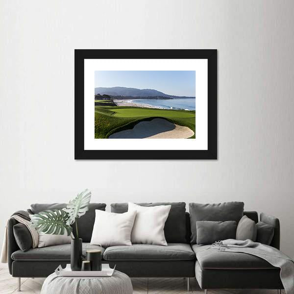 Pebble Beach Golf Link Canvas Wall Art-3 Horizontal-Gallery Wrap-25" x 16"-Tiaracle