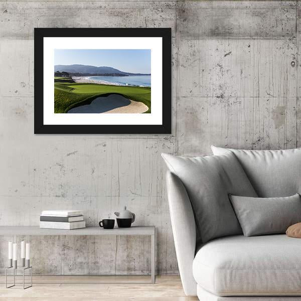 Pebble Beach Golf Link Canvas Wall Art-3 Horizontal-Gallery Wrap-25" x 16"-Tiaracle