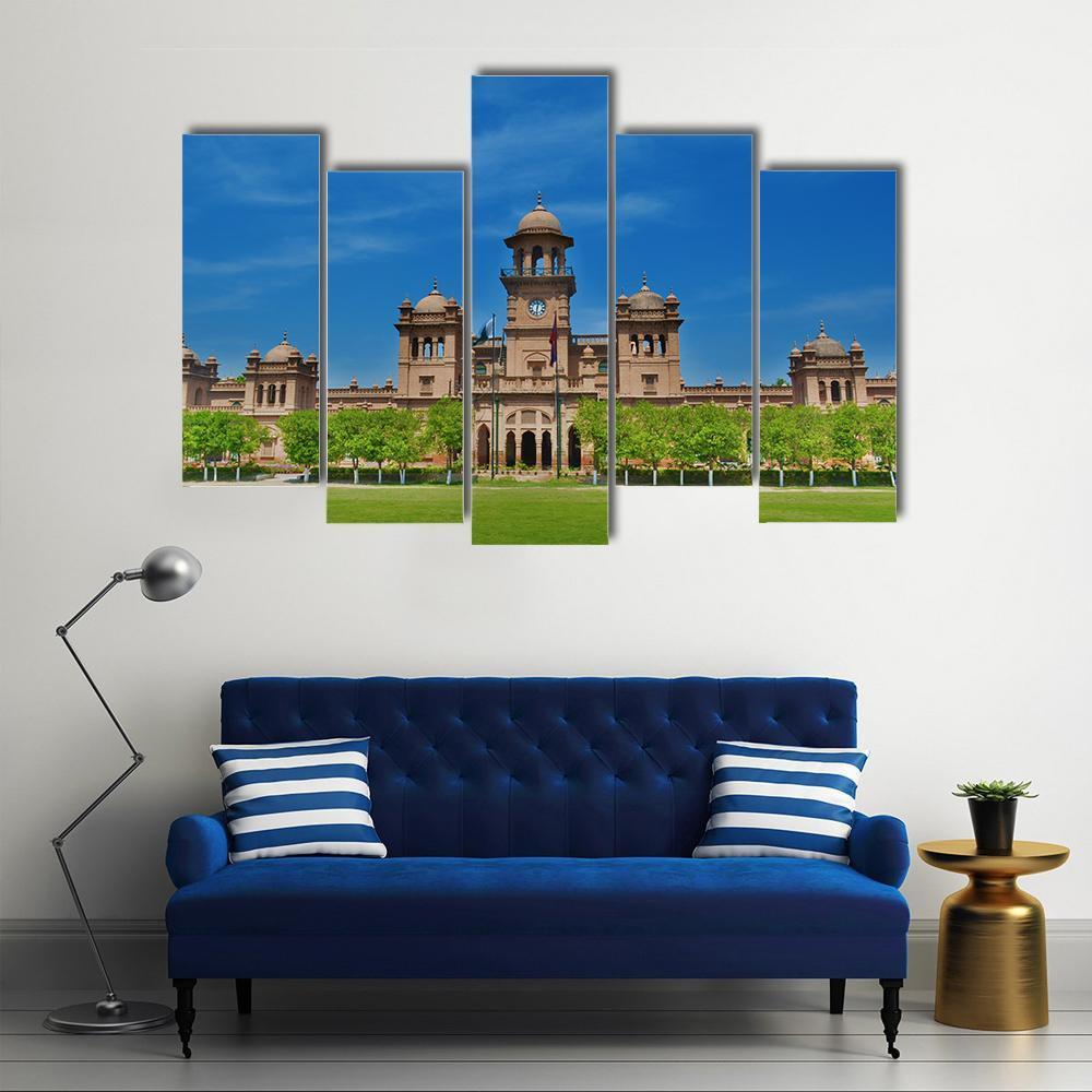 Peshawar University Pakistan Canvas Wall Art-5 Pop-Gallery Wrap-47" x 32"-Tiaracle