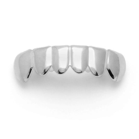 Platinum Plain Bottom Grillz