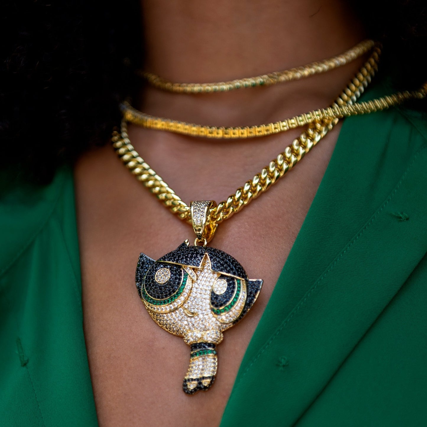 Powerpuff Girls x King Ice - Buttercup Necklace