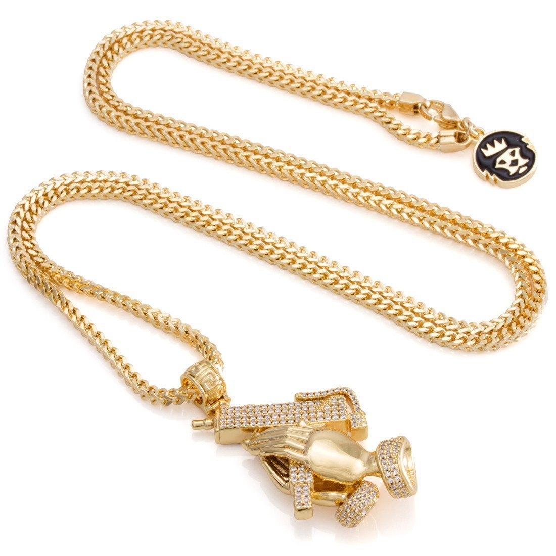 Praying Hands of Defense Necklace