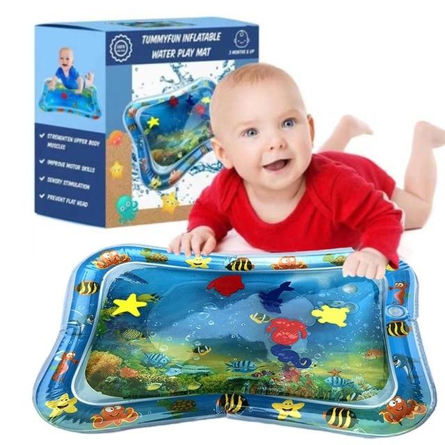 Tummy Time Inflatable Water Mat for Babies