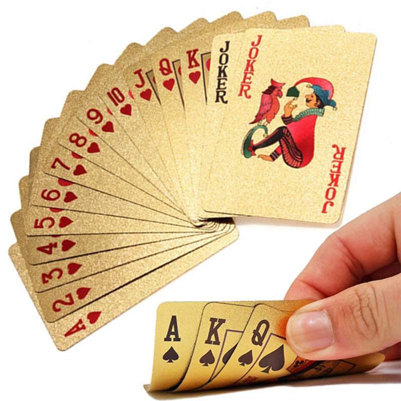 24K GOLD PLATED POKER CARDS - top6niches