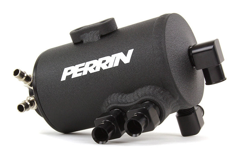 Perrin 02-21 WRX / 04-21 STI / 05-09 OBXT / 05-09 LGT Wrinkle Black Luft-Ölabscheider-Kit (perPSP-ENG-609BK)