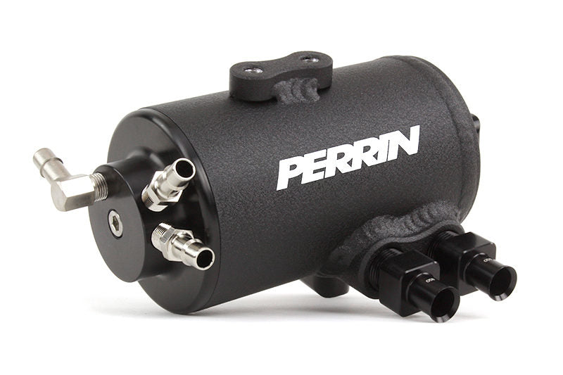 Perrin 02-21 WRX / 04-21 STI / 05-09 OBXT / 05-09 LGT Wrinkle Black Luft-Ölabscheider-Kit (perPSP-ENG-609BK)