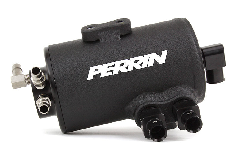 Perrin 02-21 WRX / 04-21 STI / 05-09 OBXT / 05-09 LGT Wrinkle Black Luft-Ölabscheider-Kit (perPSP-ENG-609BK)