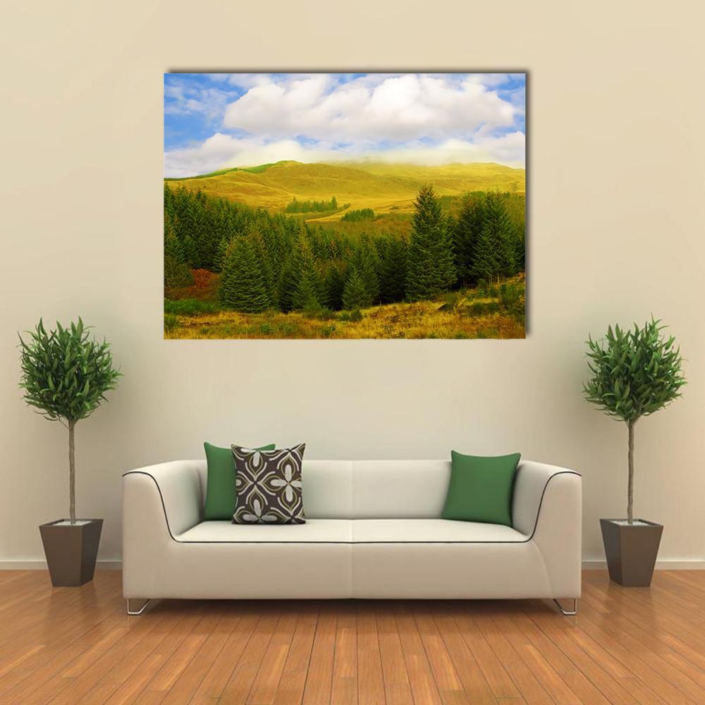 Queen Elizabeth Forest Park Canvas Wall Art-1 Piece-Gallery Wrap-48" x 32"-Tiaracle