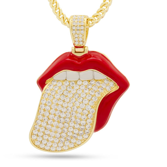 Red Tongue of Desire Necklace