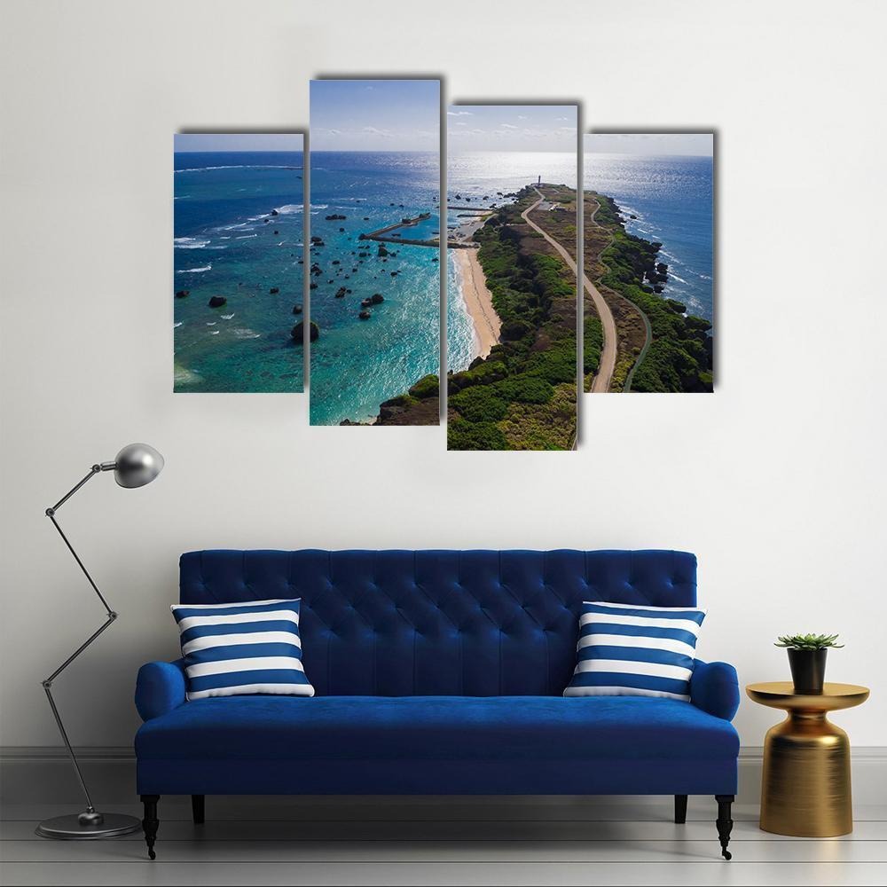 Resort Island Okinawa Miyako Canvas Wall Art-4 Pop-Gallery Wrap-50" x 32"-Tiaracle