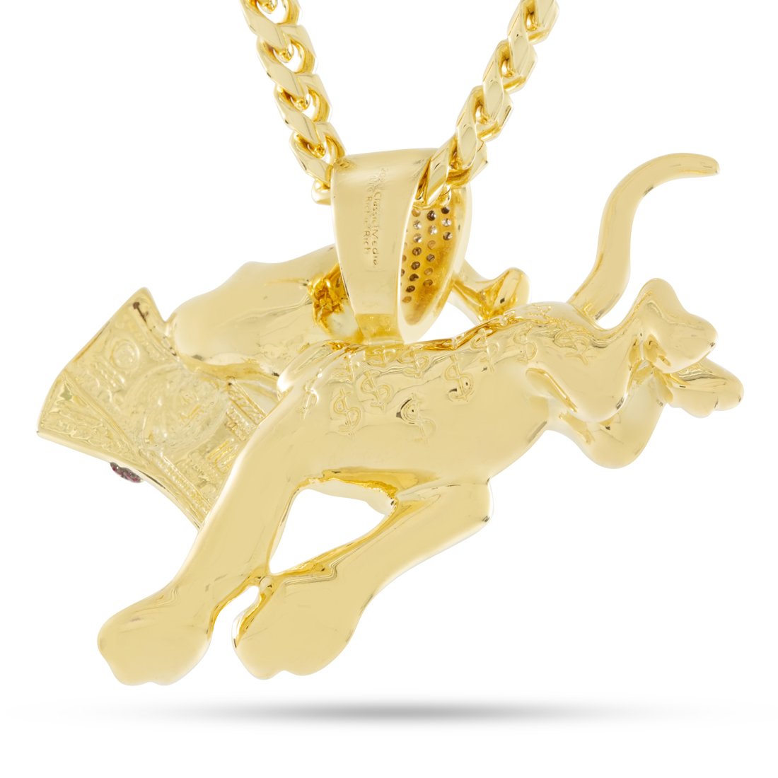Richie Rich x King Ice - Dollar the Dog Necklace