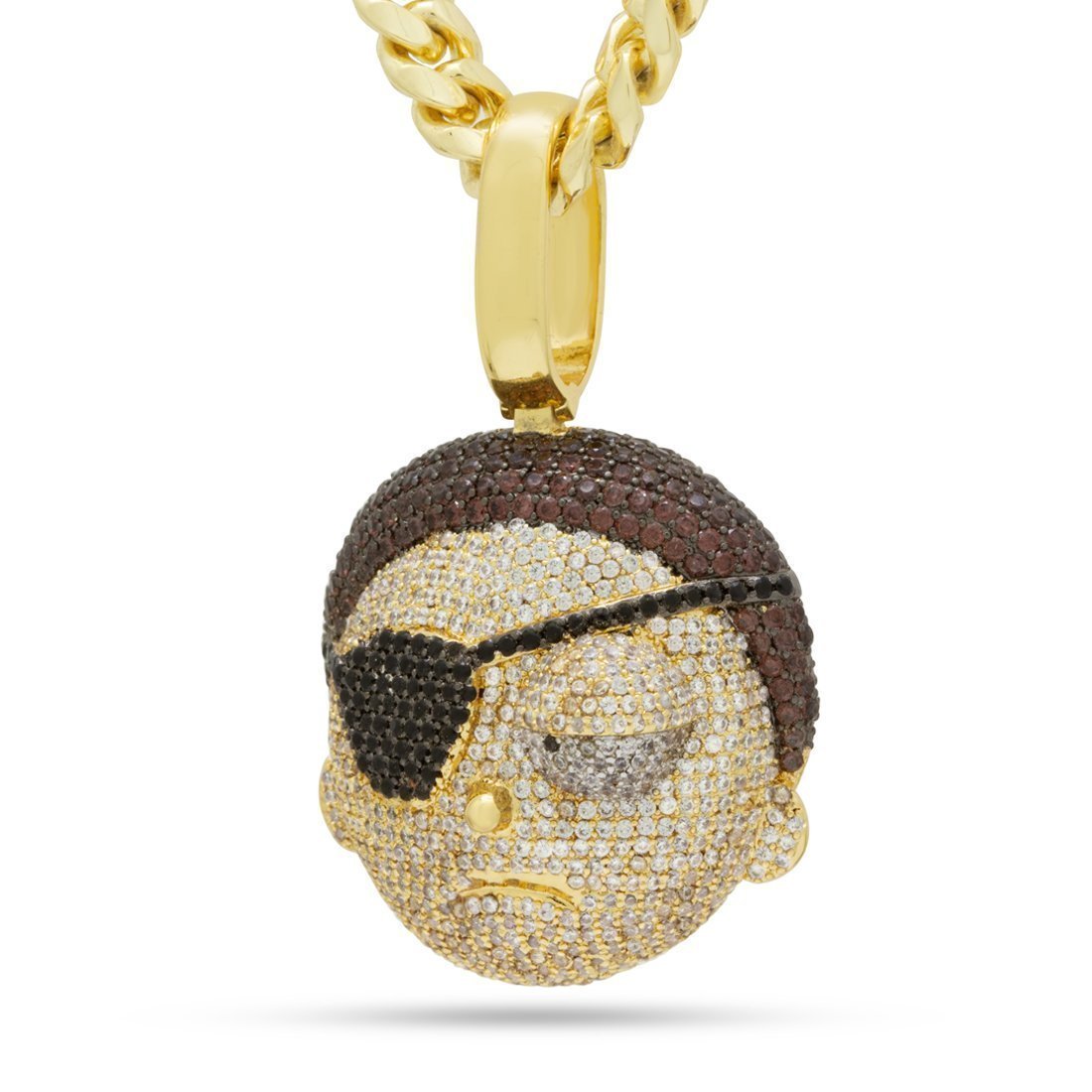 Rick and Morty x King Ice - Evil Morty Necklace