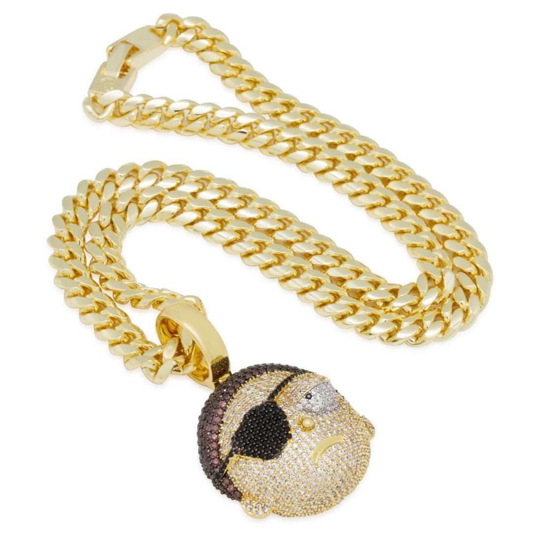 Rick and Morty x King Ice - Evil Morty Necklace