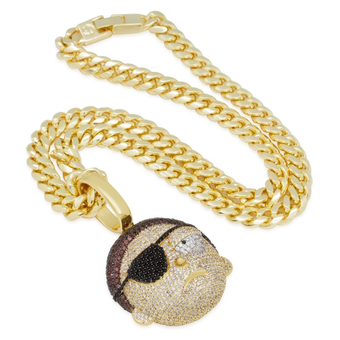 Rick and Morty x King Ice - Evil Morty Necklace