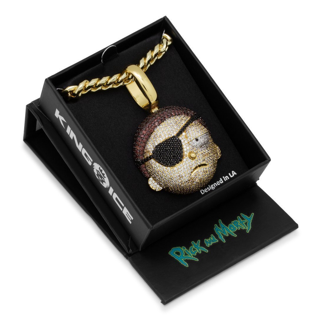 Rick and Morty x King Ice - Evil Morty Necklace