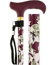 Scratch & Dent Burgundy Beauty Standard Adjustable Cane V1670