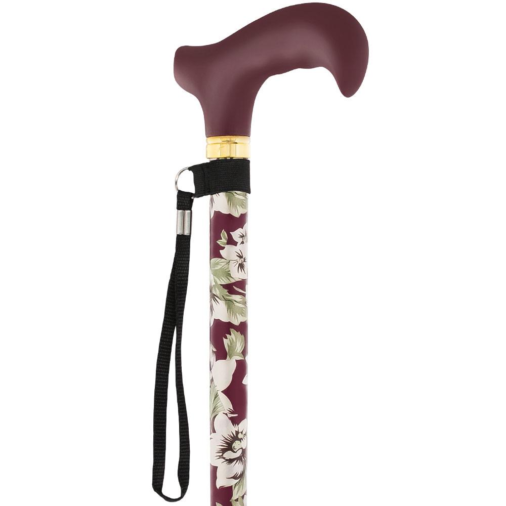 Scratch & Dent Burgundy Beauty Standard Adjustable Cane V1670