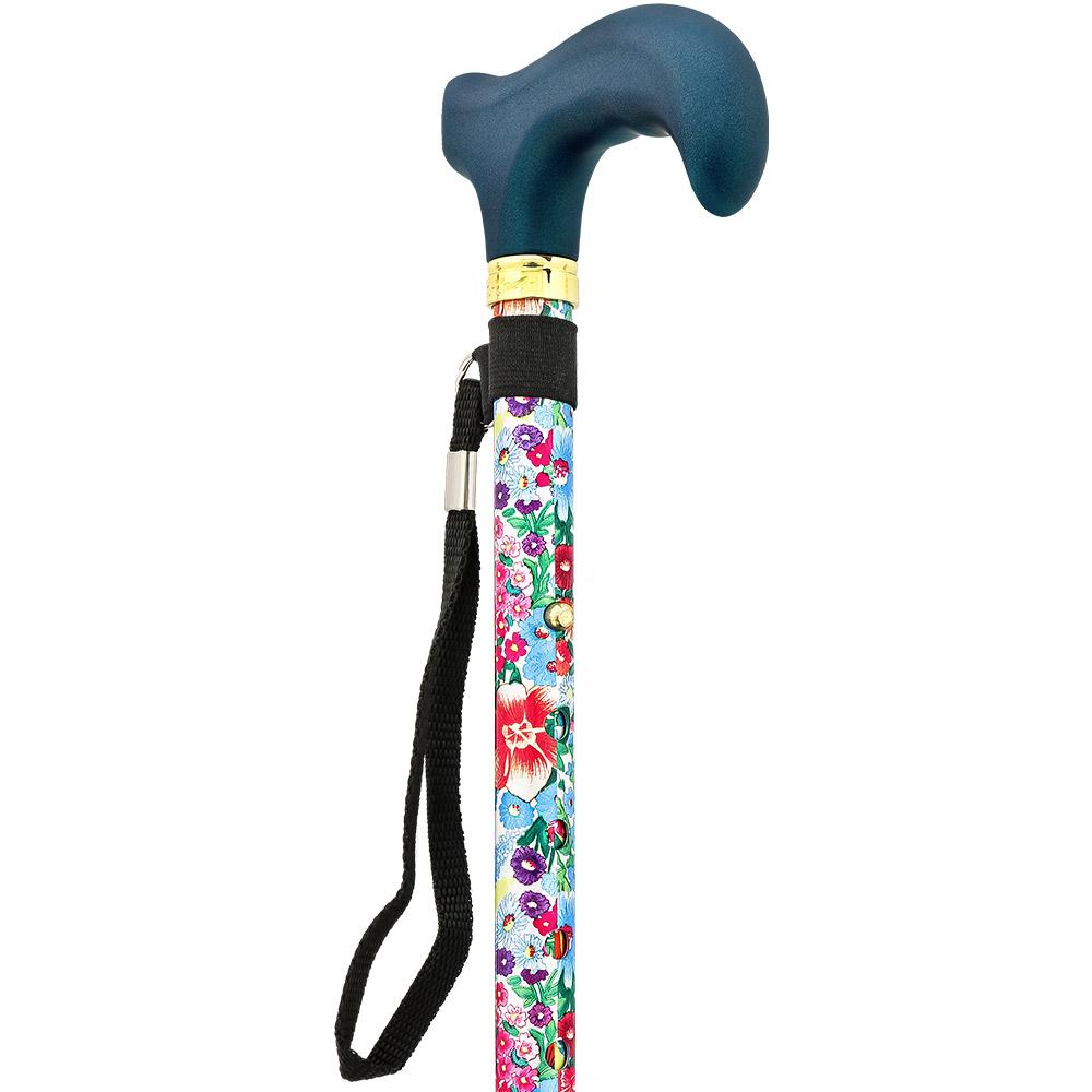 Scratch & Dent Beautiful Bouquet Adjustable Folding Cane V1782