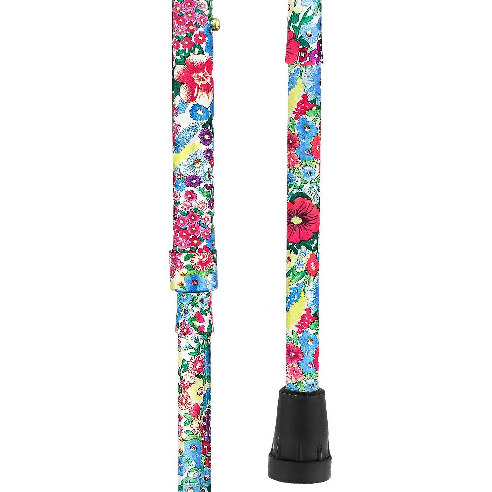 Scratch & Dent Beautiful Bouquet Adjustable Folding Cane V1782