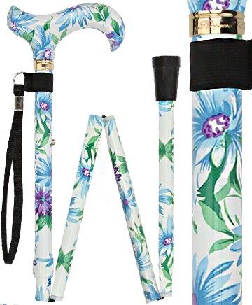 Scratch & Dent Heavenly Gardens Designer Folding Adjustable Cane V1766