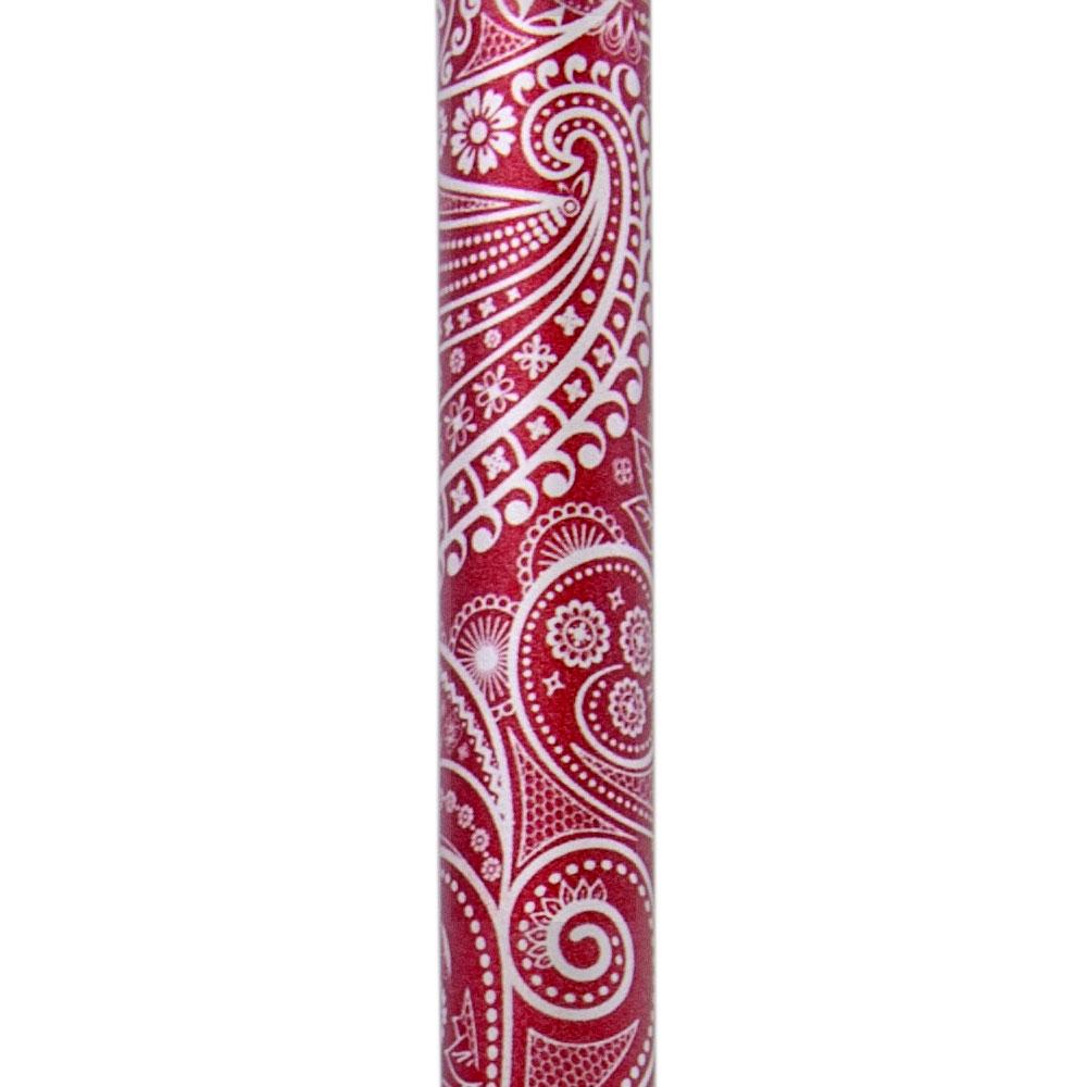 Scratch &amp; Dent Scarlet Pearlz mit Strass-Halsband und verstellbarem Designer-Gehstock Scarlet Swirl V1936