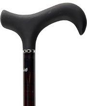 Scratch and Dent  Maroon Plaid Derby Carbon Fiber Walking Cane V1858