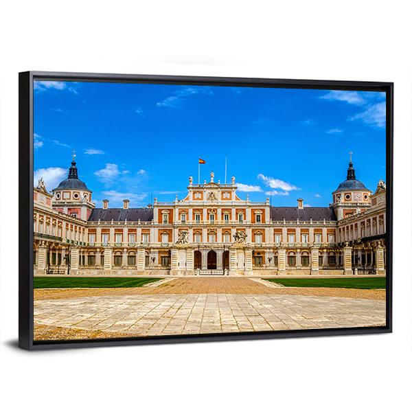 Royal Palace Of Aranjuez Canvas Wall Art-3 Horizontal-Gallery Wrap-25" x 16"-Tiaracle