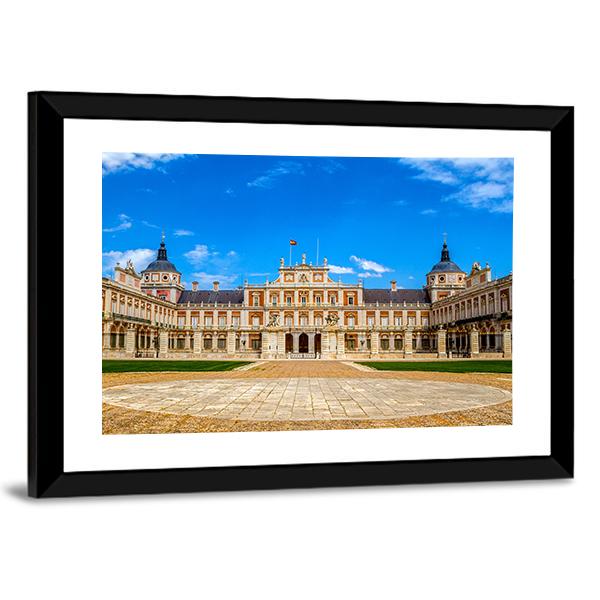 Royal Palace Of Aranjuez Canvas Wall Art-3 Horizontal-Gallery Wrap-25" x 16"-Tiaracle
