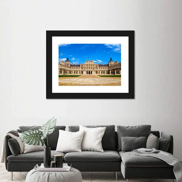 Royal Palace Of Aranjuez Canvas Wall Art-3 Horizontal-Gallery Wrap-25" x 16"-Tiaracle